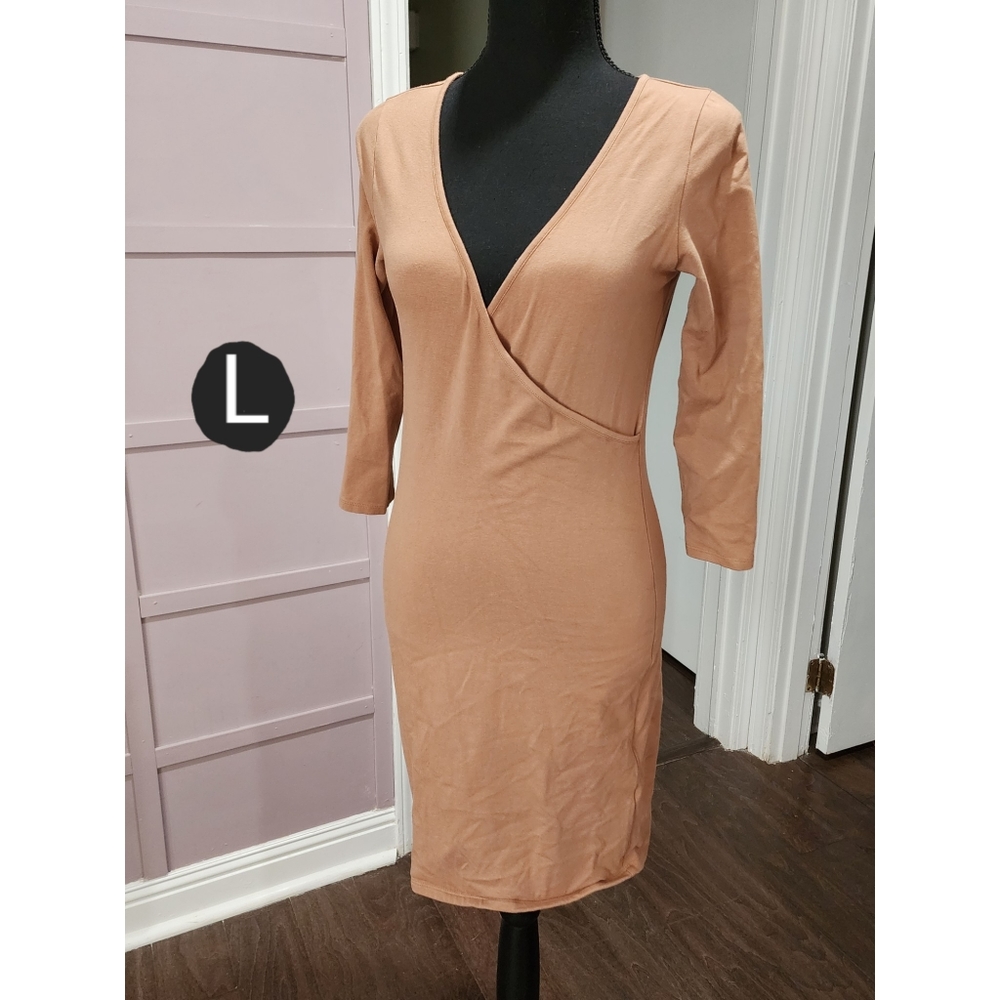 Wrap Body Con Dress